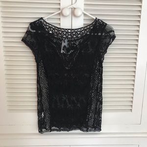 Garage Tops - Garage mesh and lace Top Size XS Garage Tops - Garage mesh and lace Top Size XS